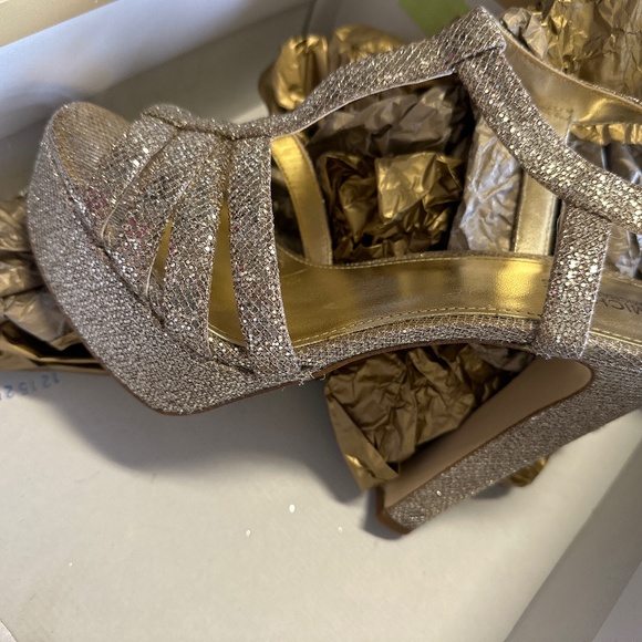 MICHAEL Michael Kors Shoes - Michael kors gold platform shoes